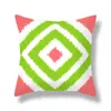 Yastık/dekoratif yastık geometrik elmas baskı yastık kapağı üçgenleri desen atma ev dekor oturma odası kare yastık kılıfı sandalye