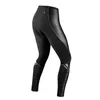 Racing Pants Santic Men's Cycling Tights med kudde vadderad vinter reflekterande termisk MTB -cykel Long Keep Warm Bicycle Sports Leggings