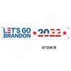 Let's Go Brandon Banner-Flagge, 250 x 45 cm, Trump-Präsidenten-Wahlflaggen, DHL-freie Lieferung