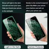 Светящиеся светящиеся закаленные стеклянные экрана защитник для iPhone Samsung S21 Fe S20 A42 A32 A52 A22 OPPO LG Motorola имеют 10 в 1 бумажных пакетах