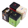 4 SZTUK Caddies Herbaty Żelazo Tin Candy Candy Cookie Przyprawy Schowek Retro Chiński Kawa Puszka dla Gift Home Organization