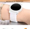 진주 밴드 블랙 화이트 세라믹 팔찌 Tic Smart Watch Accessories 교체 스트랩