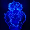 Night Lights X CHROLLO LUCILFER 3D Led Illusion Anime Table Lamp For Christmas Gift