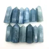 الأزرق الطبيعي aquamarine الكوارتز كريستال نقطة برج شقرا شفاء الأحجار الكريمة الحجارة ديكور المنزل والمعادن الكائنات الزخرفية التماثيل