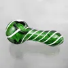 Torra handrör Fumed Spoon Pipes Portable Glass Tobacco Pipes Glas