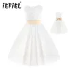 White First Communion Dresses For Girls 2020 Brand Tulle Lace Infant Toddler Pageant Flower Girl Dresses for Weddings and Party Q0716