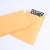 Enveloppe postale à bulles en papier kraft de couleur jaune