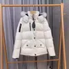 Gola de pele branca vermelha das mulheres dos homens para baixo jaqueta outwear ao ar livre doudoune homem feminino casaco de inverno parkas juntas roupas quentes3129203