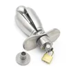 Anal Stretching Open Tool Adult Stainless Steel Anal Plug With Lock Expanding Ass Appliance Sex Toy125