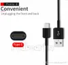 USB Type C USB-C-kabel 1M 3ft 2A Snabb laddningsladdningskablar CORD för Samsung Galaxy S8 S9 S10 S20 Huawei S1