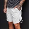 Sommar Nya Mens Fitness Shorts Fashion Casual Gym Bodybuilding Workout Male Kalvlängd Korta Byxor Märke Sweatpants Sportkläder P0806