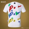 T-shirt da uomo in PP Estate reno manica corta girocollo maglietta teschi stampa top streetwear M-xxxL 881845036955