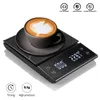 3 كيلوجرام / 0.1 جرام مقياس القهوة الإلكترونية مع الموقت عالية الدقة الرقمية الوزن التوازن أدوات قياس المطبخ 210615