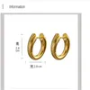 2022 디자이너 B 금속 귀걸이 여성 평범한 반지 이어링 후프 이어링 파리 고급 럭셔리