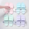 Clothing Storage & Wardrobe Shoe Rack Toilet Home Rotatable Slippers Organizer Wall Mounted Shelf Moisture Proof Self Adhesive Punch Free Fo