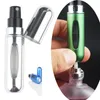 5ml perfume bottle makeup spray self pump rechargeable Aluminum Mini Parfum bottling DHL free