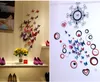 Väggklistermärken 3D fjäril vägg klistermärken 12 st dekaler pvc fjärilar heminredning för kylskök rum vardagsrum hem dekoration