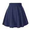 Ly Women's Basic Flared Mini Skirt 6 Sizes Versatile Stretchy Casual Short For Summer Daily In Solid DOD886 Skirts