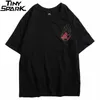 Hip Hop T-shirt hommes serpent fantôme T-shirt Harajuku Streetwear T-shirt coton à manches courtes été hauts T-shirt HipHop dos imprimé