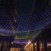 200 LED Net Mesh String Lights met 8 modi 3m x 2 m donkergroene kabel Fairy Icicle voor hek/tuin/bruiloftsfeest Crestech