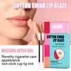 Blijvende Lip Gloss Katoenen Swab Matte Sigaret Box Katoenen Swab Non-Stick Cup Tattoo Lippenstift Swab Lipsticks Mate Lipgloss 20pcs / Box 4 Kleuren Op voorraad