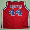 100% Cousu # 44 GEORGE GERVIN VIRGINIA Basketball Jersey Personnalisé Tout Numéro Nom maillots Hommes Femmes Jeunesse XS-6XL