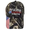 Prezydent Donald Trump 2024 Hat Camouflage Baseball Ball Caps Women Mens Designers Snapback US Flag Maga Anti Biden Summer Sun Vis1578011