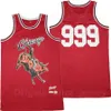 Moive OutKast X BR Remix 94 Dungeon Jersey Heren Basketbal Vintage Ademend Puur Katoen Pullover Team Uit Rood Retro Sport Uniform Topkwaliteit in de uitverkoop