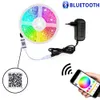 Controlador de cor LED Bluetooth Controle Remoto para 12V 5050 2835 Strips Light Ribbon Night 24key Converter