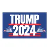 2024 Trump Train Flag 90 * 150cm USA: s presidentval Trump Banner Flaggor ZZA3317