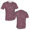 Camisetas de hombre Promo béisbol rosa arte aborigen camiseta única estampado Humor gráfico R333 camisetas Tops tamaño europeo