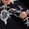 女性刺繍ジャカードドレス中華風長袖トリップ女性ドレスシックなファッションビンテージチャイナ山210709