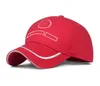 Гоночная кепка Формулы-1 F1, повседневная бейсболка для улицы с вышитым логотипом