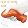 Super Soft Dildo Fisting Anal Plug Anus Expander Estimula G-Spot Masturbação Brinquedos sexuais para Homens Mulheres Y201118