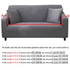 Khaki Solid Color Sofa Cover voor Woonkamer Funda Sofa All-inclusive Polyester Moderne Elastische Corner Couch SnowCover 45009 211102