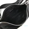 Schwarze Nylon-Umhängetasche für Damen, Hobo-Designer-Handtasche, mit Mini-Tasche, Luxusmarke, weibliche Umhängetasche RR8852245L