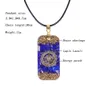 Orgone Energy Pendant Lapis Lazuli Natural Stones Necklace Reiki Crystal Pendant Healing Jewelry For Women X0707