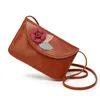 HBP Kvinnors One-Shoulder Bag Fashion Small Square Purse Tide Crossbody Girl's Flower Messenger Väskor