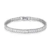 2021 Luxury Princess Cut 18cm 925 Sterling Silver Armband Bangle For Women Jubileumsmycken Hela Moonso S57762084598