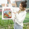 Blank Sublimation Handbag 35*40cm White DIY Canvas Tote Bag Classic Storage Bags Outdoor Portable Backpack JJF11338