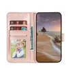 Wallet telefoonhoesjes voor iPhone 13 12 11 Pro Max XR XS X 7 8 Samsung Galaxy S21 S20 Note20 Ultra Noto10 S10 S10 S10 Plus Lace Bloempatroon PU Lederen schokbestendige beschermhoes