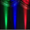 Şarj Durumda 6 Adet Düğün Sahne LED Par Su Geçirmez Yıkama Işık 9x18 W RGBWA + UV Kablosuz Akülü Ince Düz Par Tons Işık