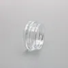 2021 3 ml Clear Base Lege plastic container potten pot 3 gram maat voor cosmetische crème oogschaduw nagels poeder sieraden