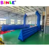 Promotional Blue Inflatable Start Finish Line Arch With Legs Outdoor Advertising Archway Door Gate Balloon For Race Event