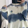 Męskie swetry Vintage sweter Mężczyźni Kobiety Swetry Plaid Dzianiny Jesień Zima Grunge Baggy Koreański Moda Streetwear Kobiece Topy