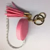 Keychain leather tassel tape measure double-sided scale metric 1.5 meters 60 inches measurable range event gifts