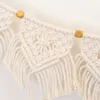 Bohemian Banners Macrame Wall Hanging Tapestry Art Wall Accents Yellow Beads Tassels Chic Boho Decor Dorm Room Home Decoration 210609