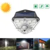 Baseus 38 LED PIR-sensor Solar väggväg Lampa Ljus utomhus trädgård IPX5 Vattentät från15s efter rörelse stannar.