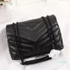 designer handbags square fat 2021 chain bag real leather women's bag large-capacity shoulder bags high quality quilted messenger bag