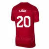 2021-22 Voetbal Turkije Jersey National Team Burak Yilmaz Kenan Karaman Hakan Calhanoglu Zeki Celik Sukur Ozan Kabak Yusuf Yazici Turquia Football Shirt Kits